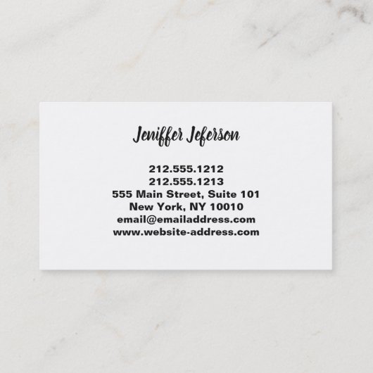 Lashes Carte de visite de fidélité (Dos)