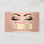 Lashes de maquillage or Rose de la carte de référe (Dos)