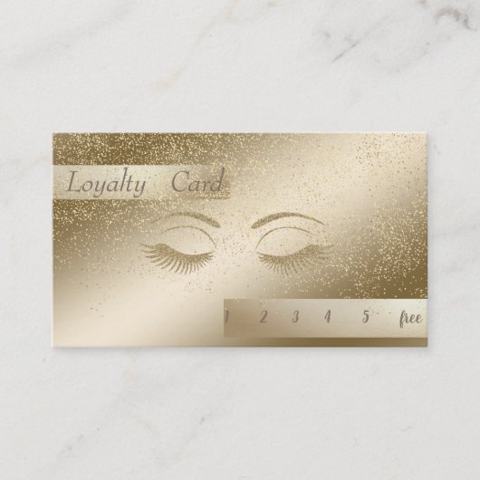 Lashes de Parties scintillant moderne, Carte de fi (Devant)