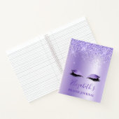 Lashes de Parties scintillant violet Journal de pr (Intérieur)