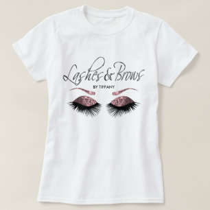 Lashes en Brows — Roos van puin T-shirt