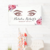 Lashes en Brows Salon Makeup Artiest  Floral Spandoek (Insitu)