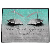 Lashes Extension Natercare Instruction Silver Blue Groot Cadeauzakje (Voorkant)