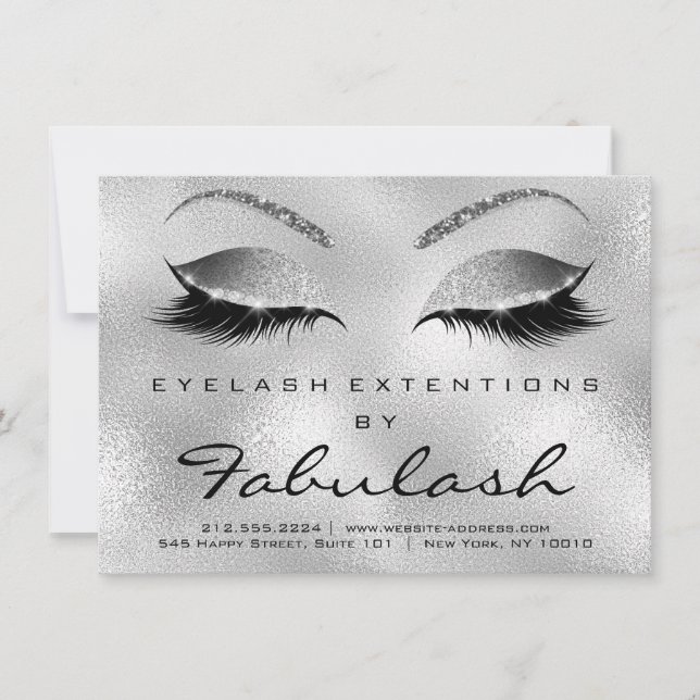 Lashes Extension Natercare Instruction Silver Grey (Voorkant)