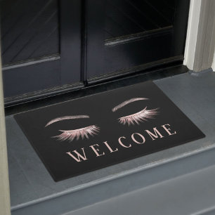 Lashes Eyelash Makeup Artist Roos Gold Welkom Deurmat