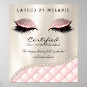 Lashes Eyelash Makeup Poster  ogen (Voorkant)