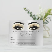 Lashes Goud Roze Makeup Certificate Gift Brow (Staand voorkant)