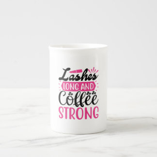 Lashes Long Coffee Strong Porselein Kop