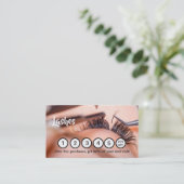 Lashes Loyalty Visitekaartje (Staand voorkant)