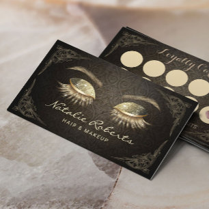 Lashes Make-up Artiest  Damask Salon Loyaliteit Klantenkaartje