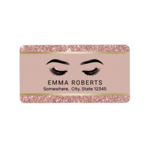 Lashes Make-up Artiest Modern Roos Gold Beauty Sal Etiket