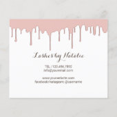 Lashes Makeup Artiest Roos Gold Driving Aftercare Flyer (Achterkant)