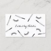 Lashes Makeup Artist Cute Eyelash Salon Visitekaartje (Voorkant)
