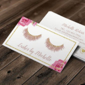 Lashes Makeup Artist Elegant Floral Loyalty