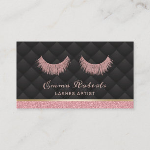 Lashes Makeup Artist Luxury Eyelash Extensions Visitekaartje
