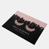 Lashes Makeup Artist Modern Roos Gold Driving Deurmat (Schuin)