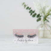 Lashes Makeup Artist Pink Marble Loyalty (Staand voorkant)