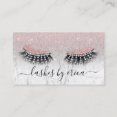 Lashes Makeup Artist Pink Marble Loyalty (Voorkant)