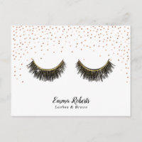 Lashes Makeup Artist Roos Gold Confetti