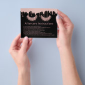 Lashes Makeup Artist Roos Gold Drivers Nazorg Flyer (Hand)