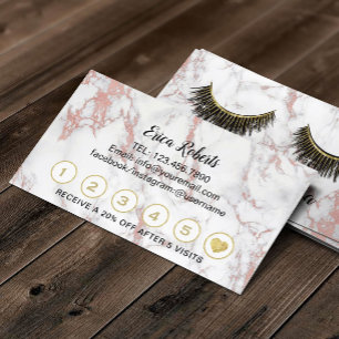 Lashes Makeup Artist Roos Gold Marble Loyalty