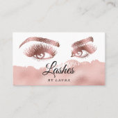 Lashes Makeup Artist Roos Gold Mascara Brows Visitekaartje (Voorkant)