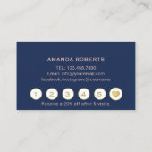 Lashes Makeup Artist Roos Gold Navy Loyalty (Achterkant)