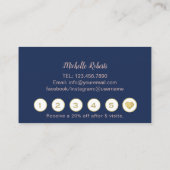 Lashes Makeup Artist Roos Gold & Navy Loyalty (Achterkant)