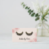 Lashes Makeup Artist  Roze Floral Loyalty (Staand voorkant)