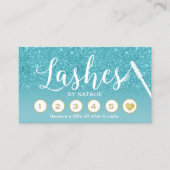 Lashes Makeup Artist Turquoise Ombre Loyalty Punch (Voorkant)