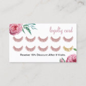 Lashes Makeup Artistische Waterverf Floral Loyalty (Voorkant)