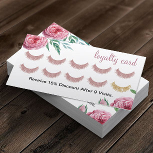 Lashes Makeup Artistische Waterverf Floral Loyalty