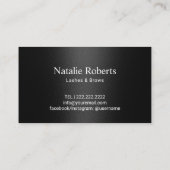 Lashes Makeup Hair Salon Black Drift Loyalty (Achterkant)