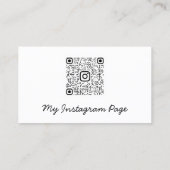 Lashes Makeup Microblade Logo QrCode Monogram Whit Visitekaartje (Achterkant)