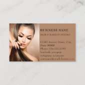 Lashes Makeup Nail Tech Aesthetic Modern Visitekaartje (Achterkant)