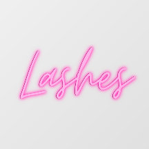 Lashes neon-gebarentaal