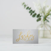 Lashes Or Moderne Lashes Script Texte Rendez-vous (Debout devant)