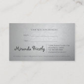 Lashes Or Moderne Lashes Script Texte Rendez-vous (Dos)