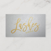 Lashes Or Moderne Lashes Script Texte Rendez-vous (Devant)