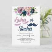 Lashes ou Staches Genre Révéler Invitation (Debout devant)