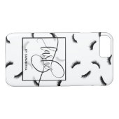 Lashes Pattern Lots Lots of Lashes Eyelash Artist Case-Mate iPhone Case (Achterkant (Horizontaal))