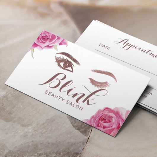 Lashes Salon de Beauté Elégant Rendez-vous Floral