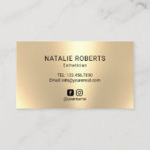 Lashes Salon Makeup Artiest Gold Drift Loyalty (Achterkant)