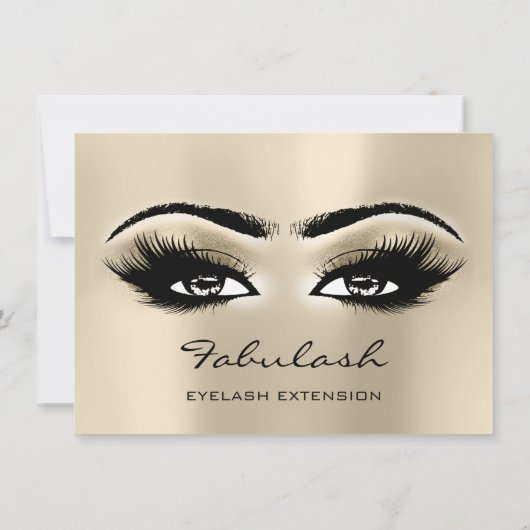Lashes SPA Makeup Certificate Gift Eyes (Achterkant)