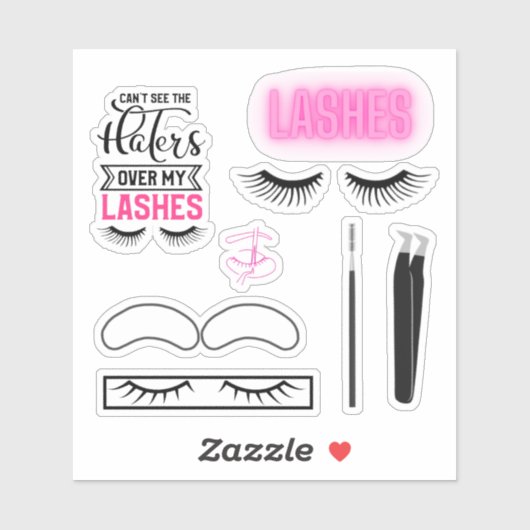Lashes Stickers (Vel)