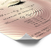 Lashes Studio Makeup Artist Glitter Beauty Salon Poster (Hoek)