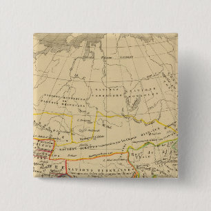 L'Asie, l'an 322 av JC Vierkante Button 5,1 Cm