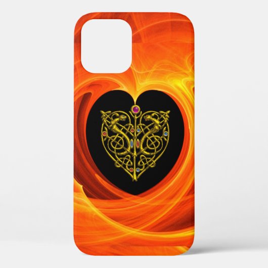 LASLEAF, zwart oranje geel Case-Mate iPhone Case (Achterkant)