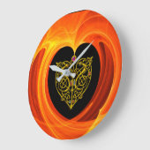 LASLEAF, zwart oranje geel Grote Klok (Hoek)