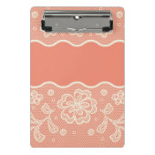 Laspatroon, bloem 4 mini klembord (Voorkant)